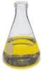 Flask, Erlenmeyer, glass w/screw cap, 250 mL