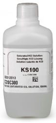 KS100 KCl-opløsning, mættet, 500 mL