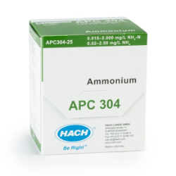 Ammonium kuvettetest, 0,015-2 mg/L, til AP3900 laboratorierobot, 100 test (4x25 kuvetter)