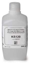 KS120 KCl-opløsning mæt., Mættet med AgCl, 500 mL (Radiometer Analytical)