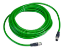 Ethernet kabel M12 til M12, 10 m