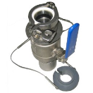 Ball valve armature for TSS EX1 sc Triclamp. Incl. welding nippel.